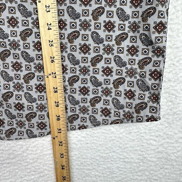 Gibson Trading Co Men’s XL Paisley Geo Print Retro Boho Button Up Shirt NWOT - Picture 11 of 11